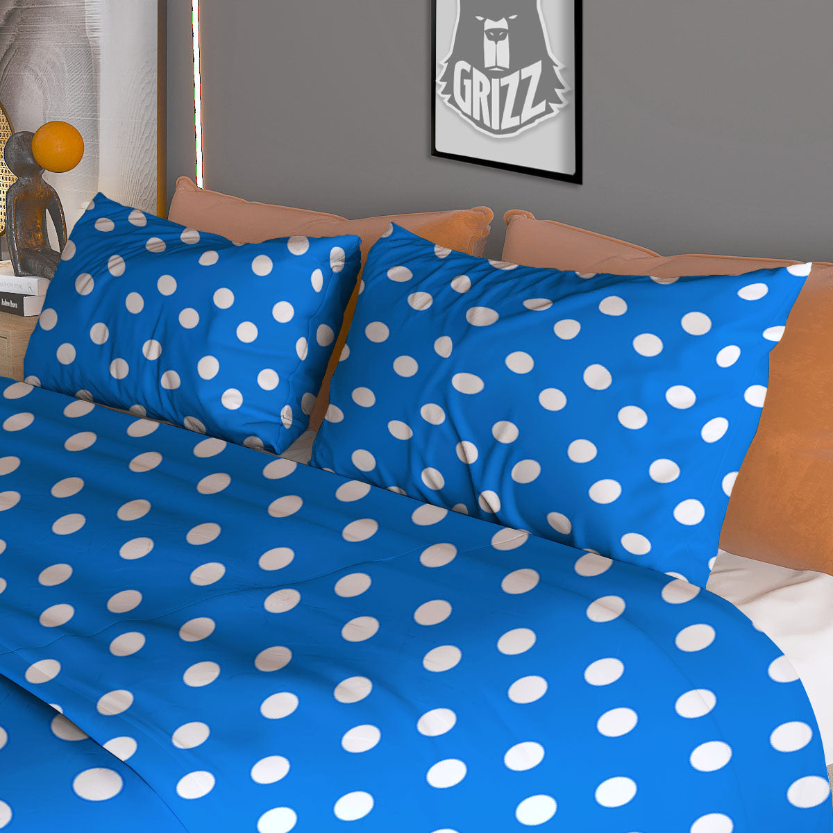 Pentagram Geometric Inverted Print Duvet Cover Bedding Set