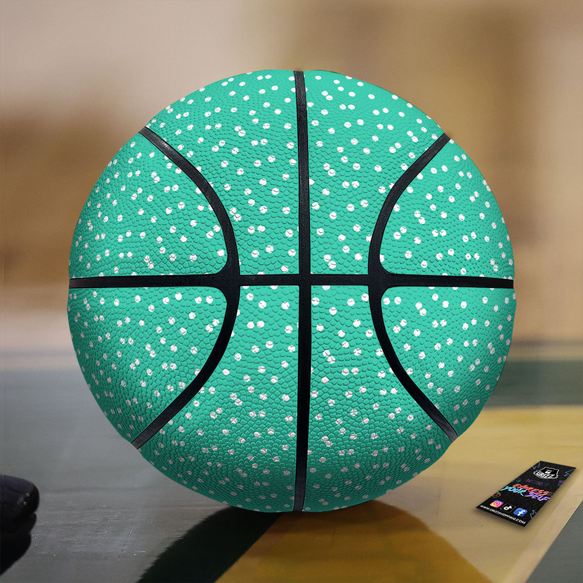 Rainbow Chevron LGBT Pride Print Pattern Basketball