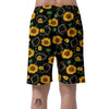 Polygonal Sunflower Men's Shorts-grizzshop