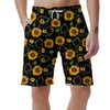 Polygonal Sunflower Men's Shorts-grizzshop