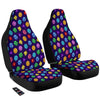 Polyhedron Dice Colorful Print Pattern Car Seat Covers-grizzshop