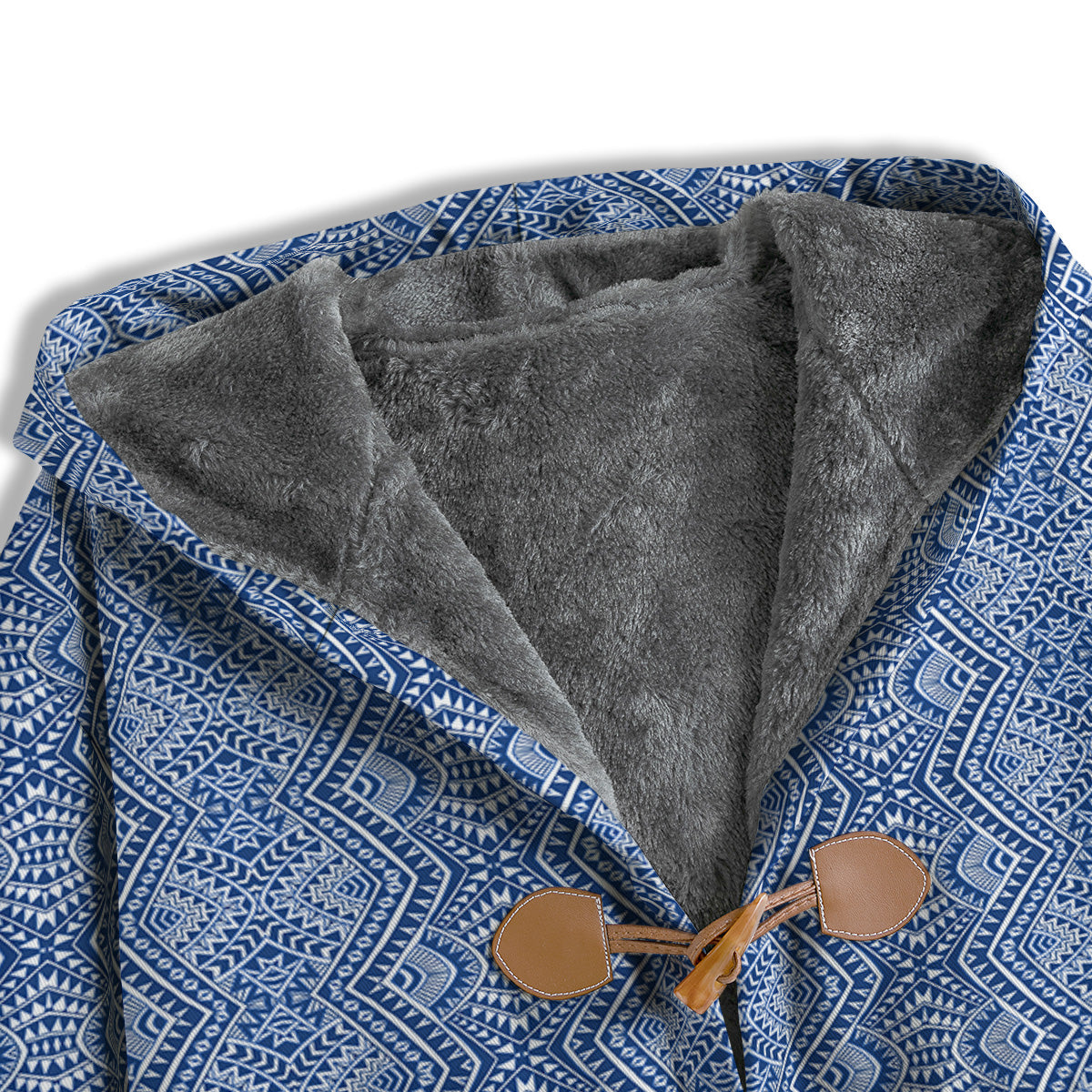 Polynesian Tribal Blue Maori Print Men's Windbreaker Jacket-grizzshop