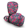 Pomegranate Floral Pattern Print Boxing Gloves-grizzshop