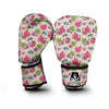 Pomegranate Fruit Pattern Print Boxing Gloves-grizzshop