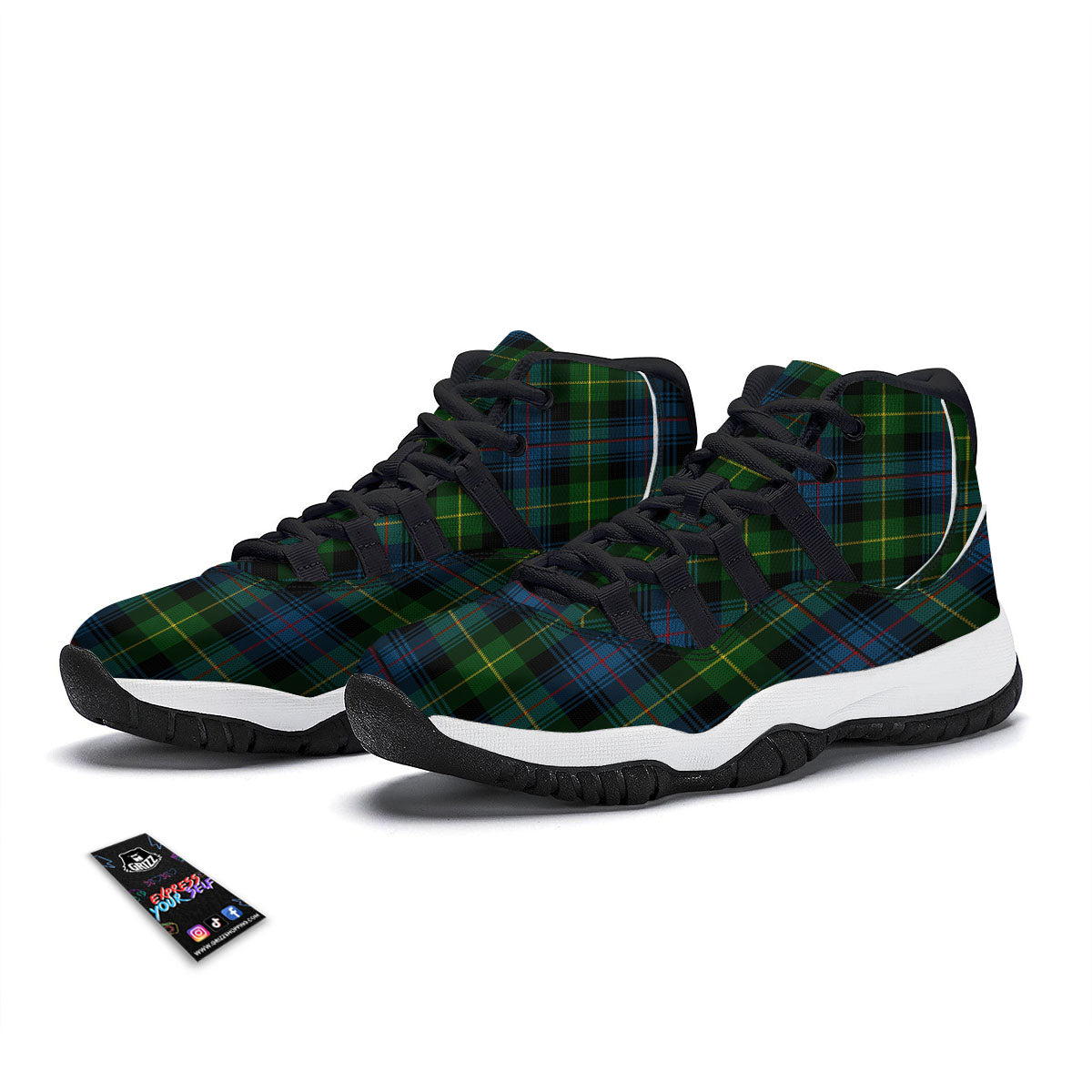 Pomeranian Cute Print Pattern Black Bball Shoes-grizzshop
