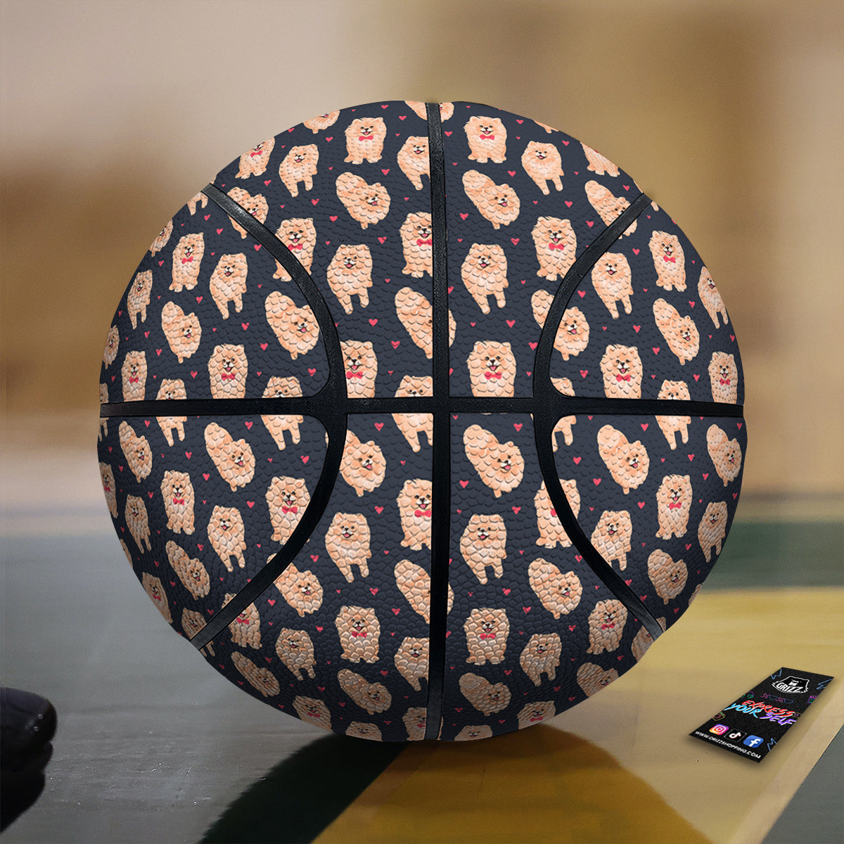 Rainbow Eyes LGBT Pride Print Pattern Basketball