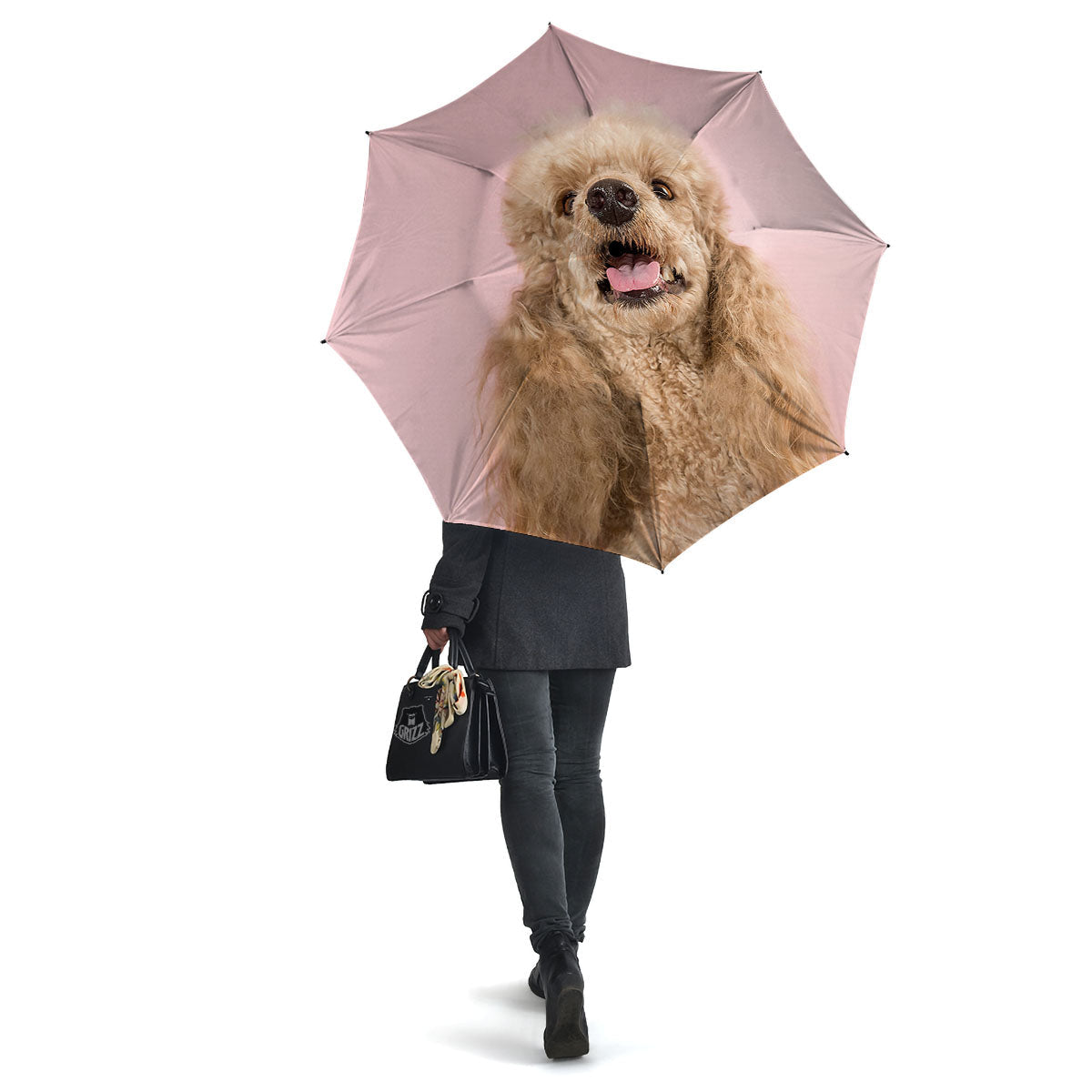 Poodle Princess Print Umbrella-grizzshop