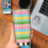 Pop It Pastel Color Print Pattern Tumbler-grizzshop