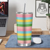 Pop It Pastel Color Print Pattern Tumbler-grizzshop