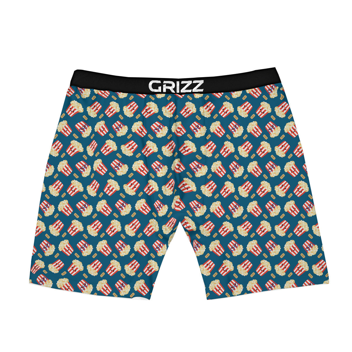 Popcorn Box Cute Print Pattern Boxer Briefs-grizzshop