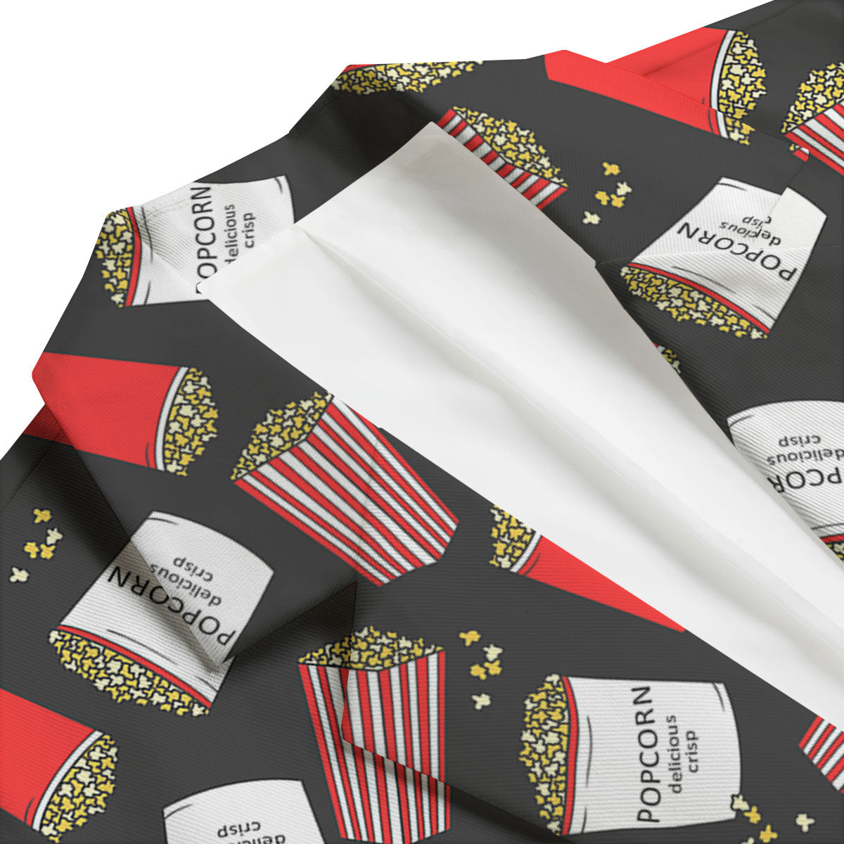 Popcorn Box Print Pattern Men's Blazer-grizzshop