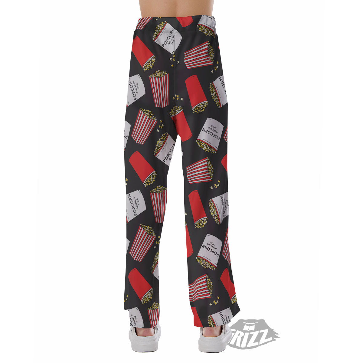 Popcorn Box Print Pattern Pajama Pants-grizzshop
