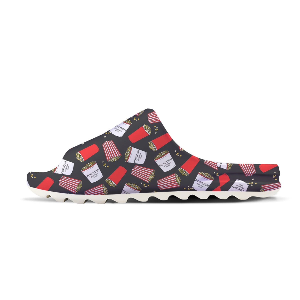 Popcorn Box Print Pattern Sandals-grizzshop