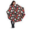 Popcorn Box Print Pattern Umbrella-grizzshop