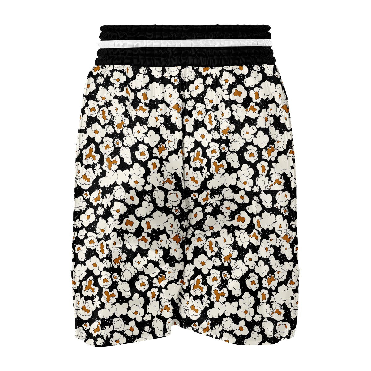 Popcorn Pattern Print Boxing Shorts-grizzshop