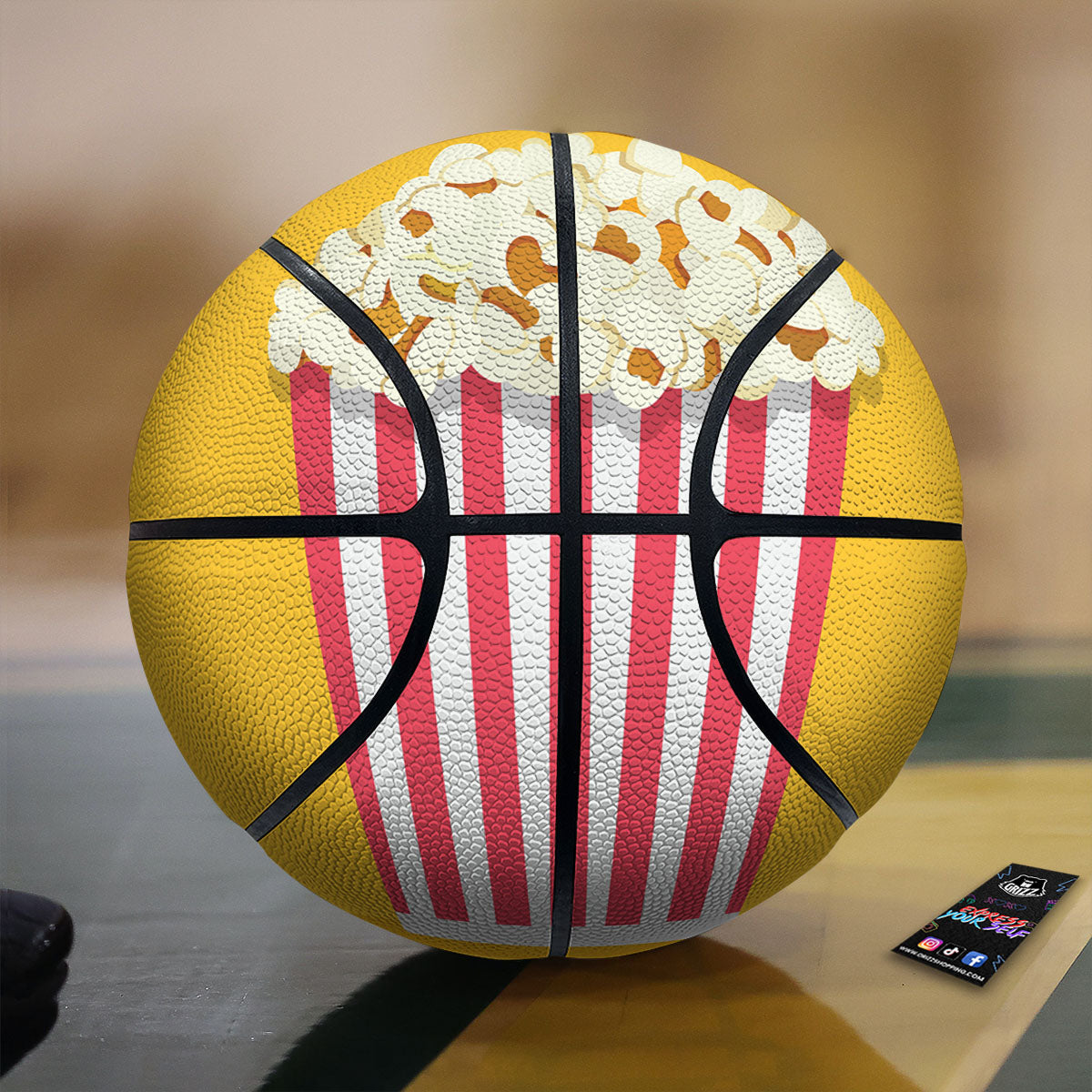 Popcorn Print Basketball-grizzshop