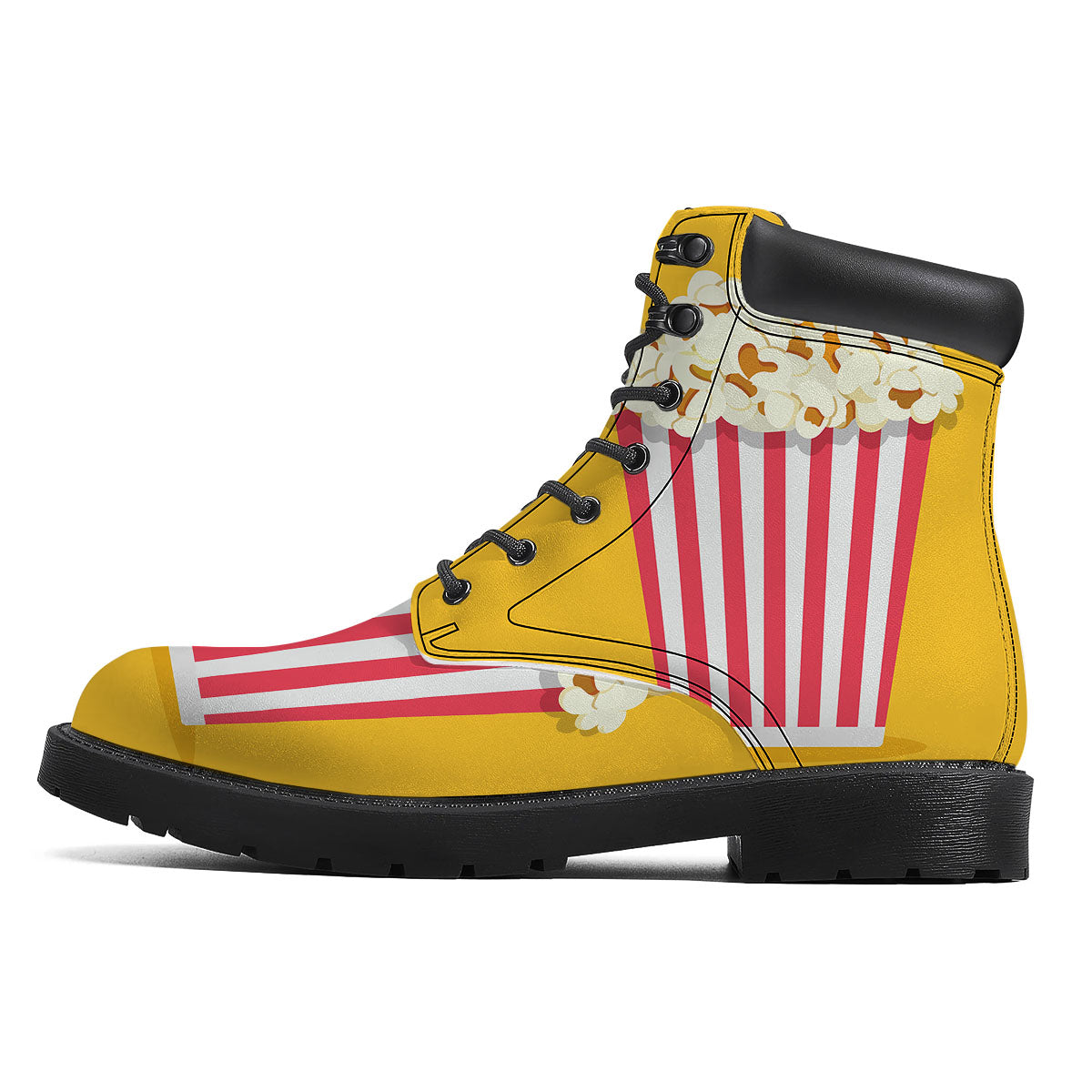 Popcorn Print Boots-grizzshop