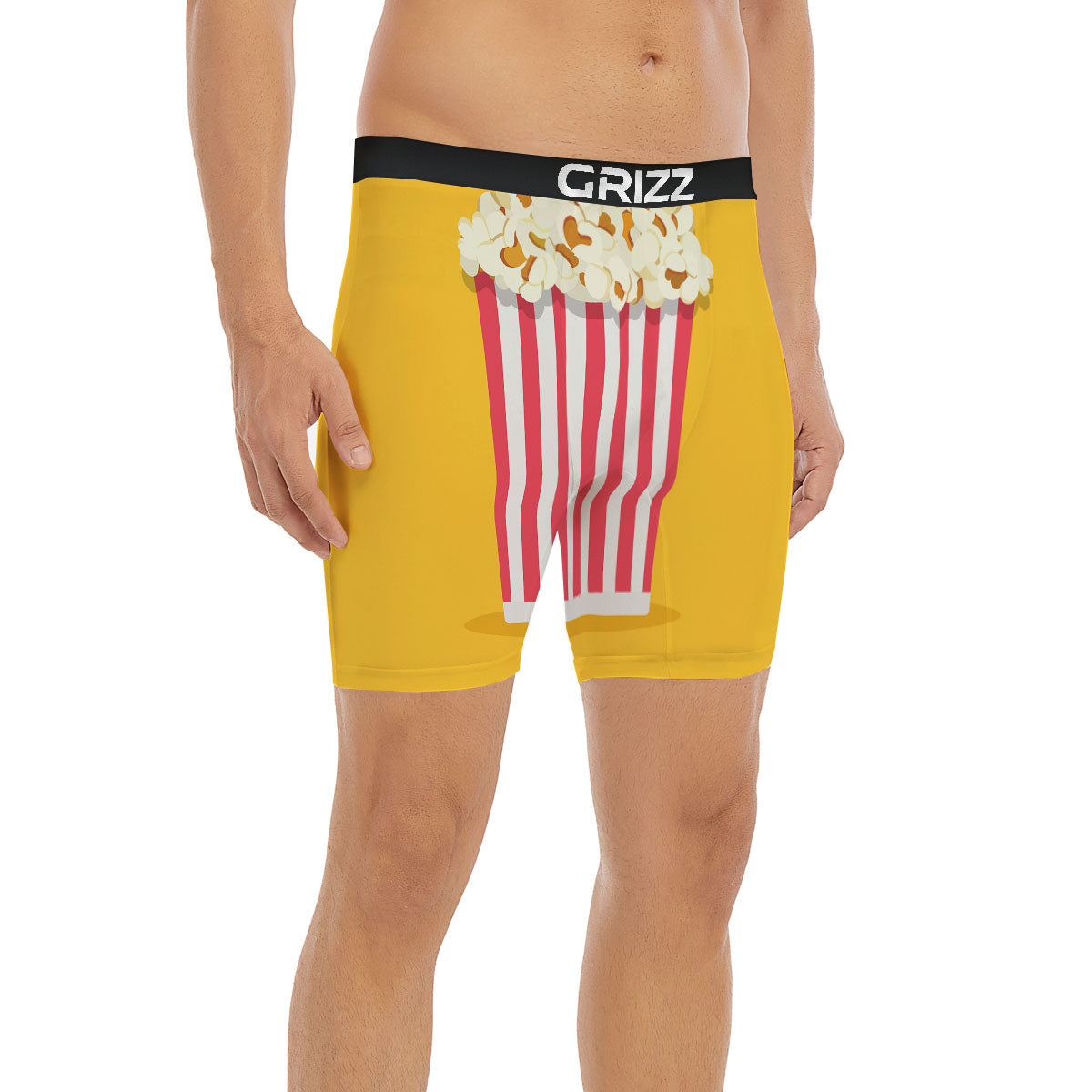 Popcorn Print Boxer Briefs-grizzshop
