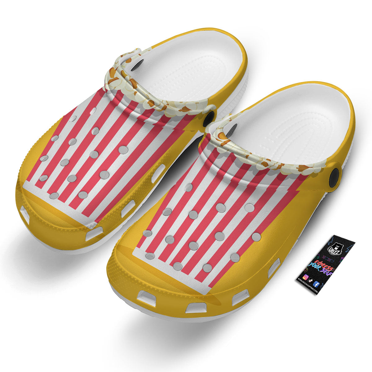 Popcorn Print Clog-grizzshop