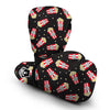 Popcorn Print Pattern Boxing Gloves-grizzshop