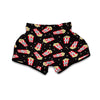 Popcorn Print Pattern Muay Thai Boxing Shorts-grizzshop