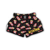 Popcorn Print Pattern Muay Thai Boxing Shorts-grizzshop