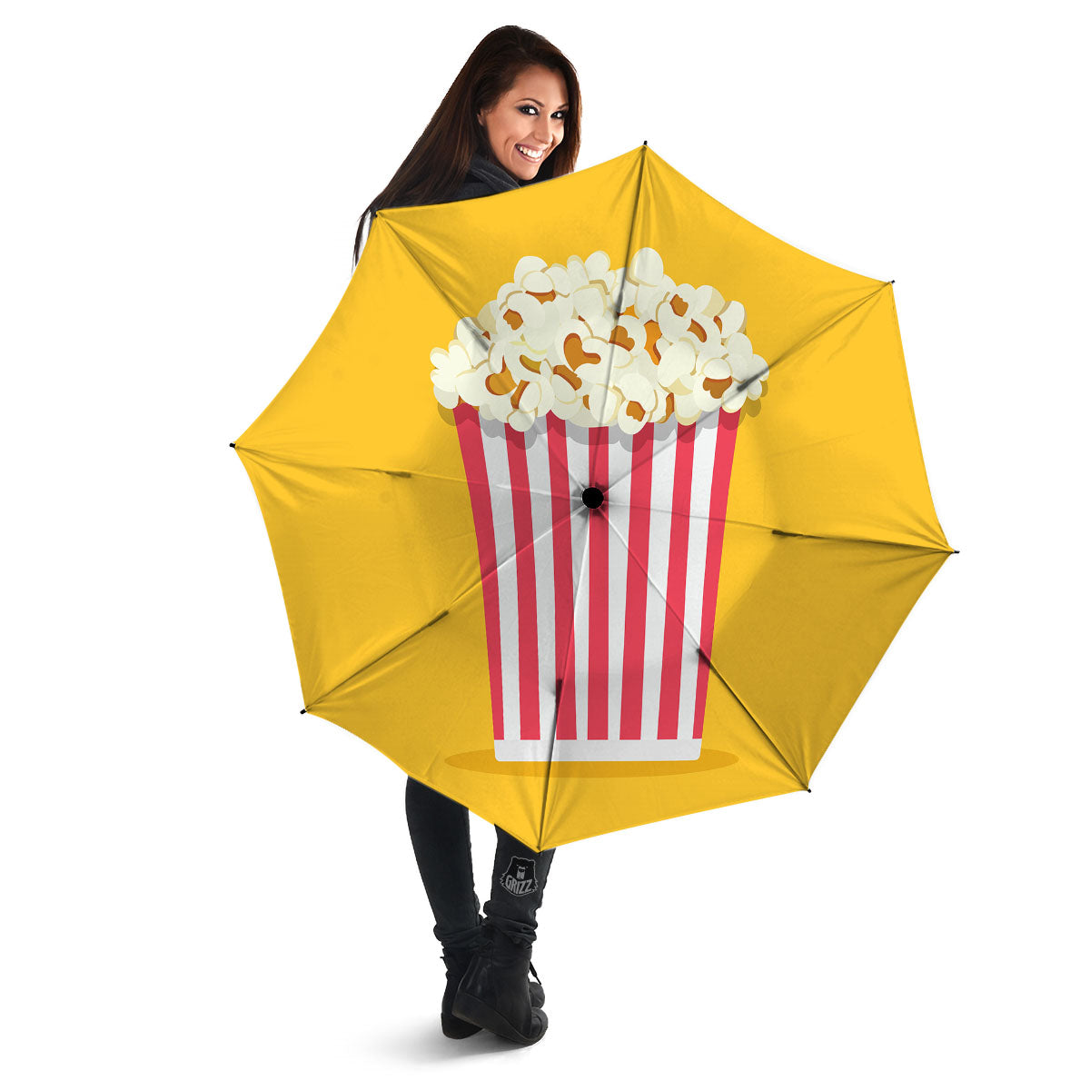 Popcorn Print Umbrella-grizzshop