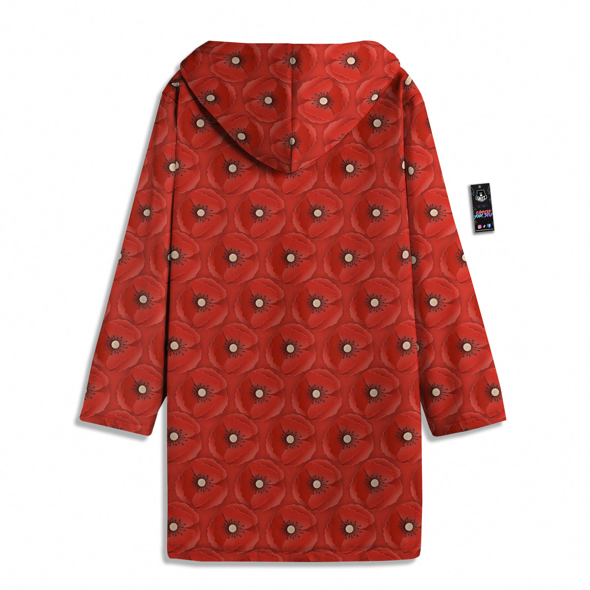 Poppy Armistice Day Print Pattern Men's Windbreaker Jacket-grizzshop