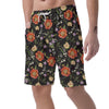 Poppy Floral Print Men's Shorts-grizzshop