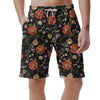 Poppy Floral Print Men's Shorts-grizzshop