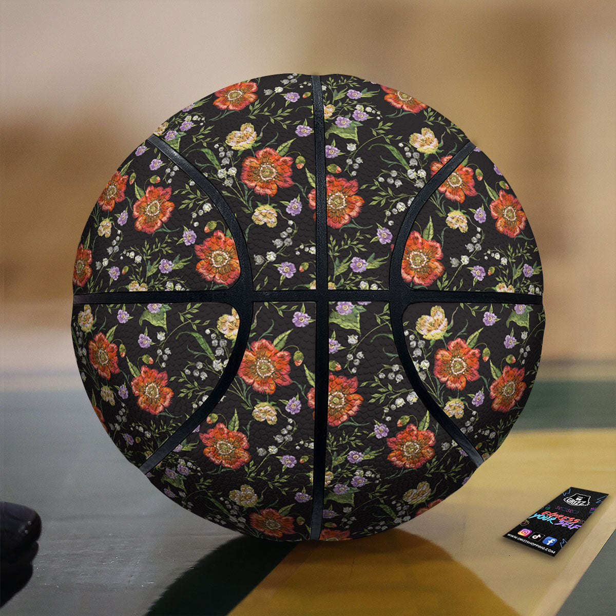 Rainbow Hand LGBT Pride Print Basketball