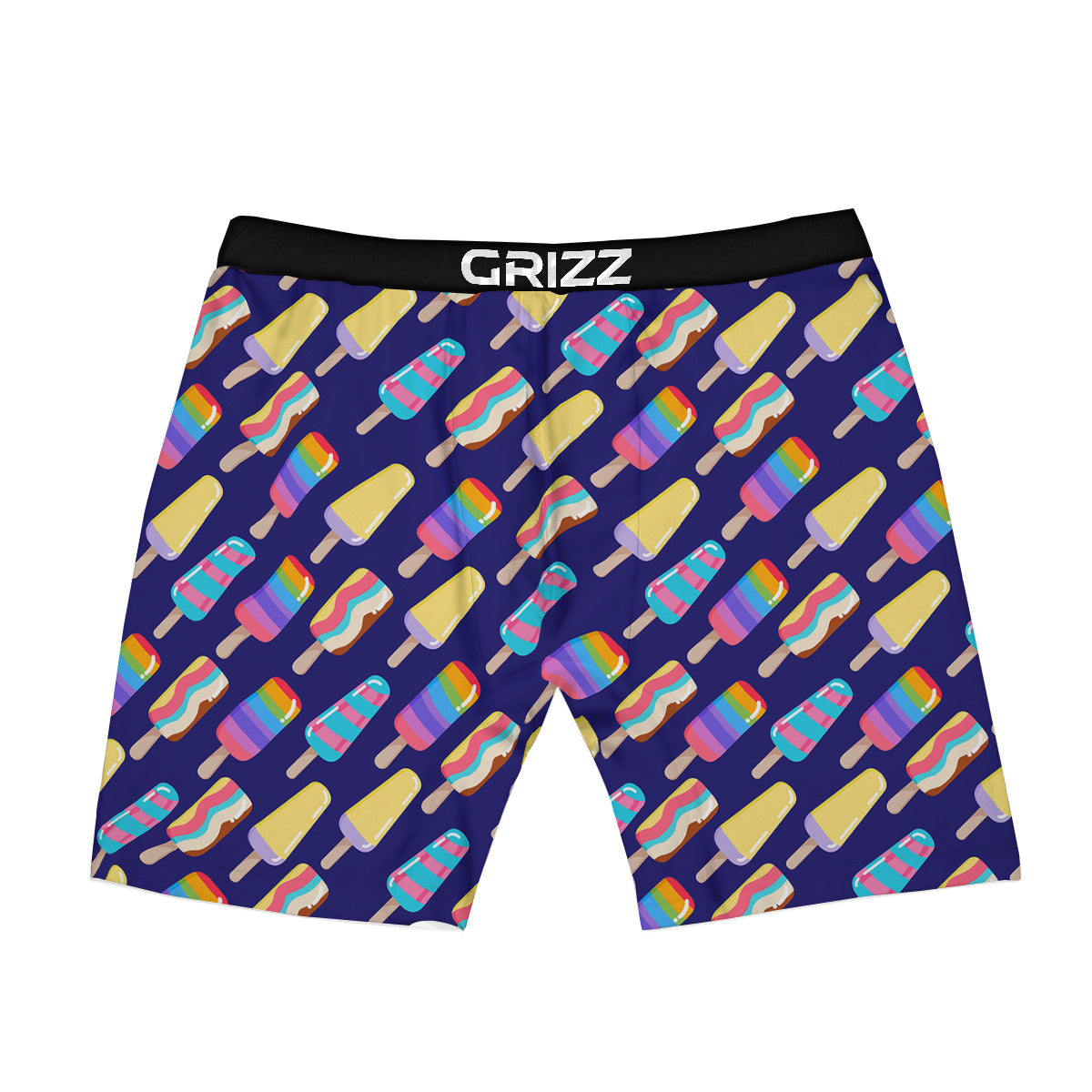 Popsicle Ice Cream Print Pattern Boxer Briefs-grizzshop