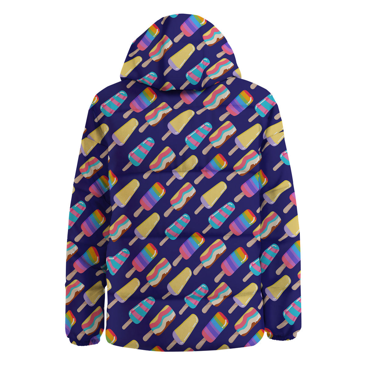 Popsicle Ice Cream Print Pattern Down Jacket-grizzshop
