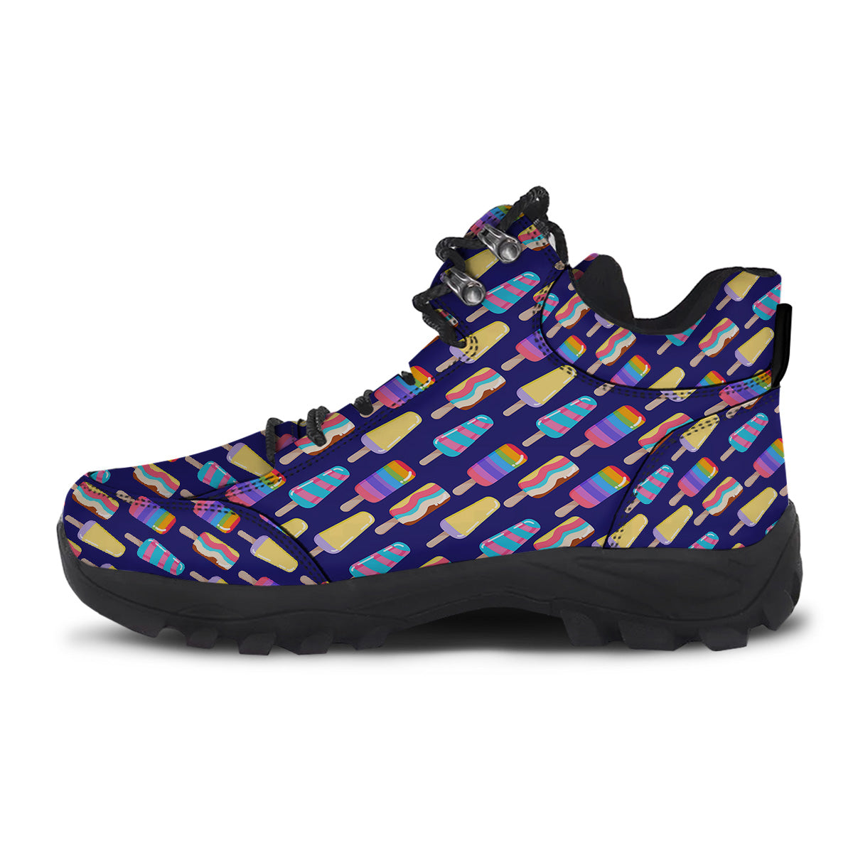 Popsicle Ice Cream Print Pattern Hiking Shoes-grizzshop