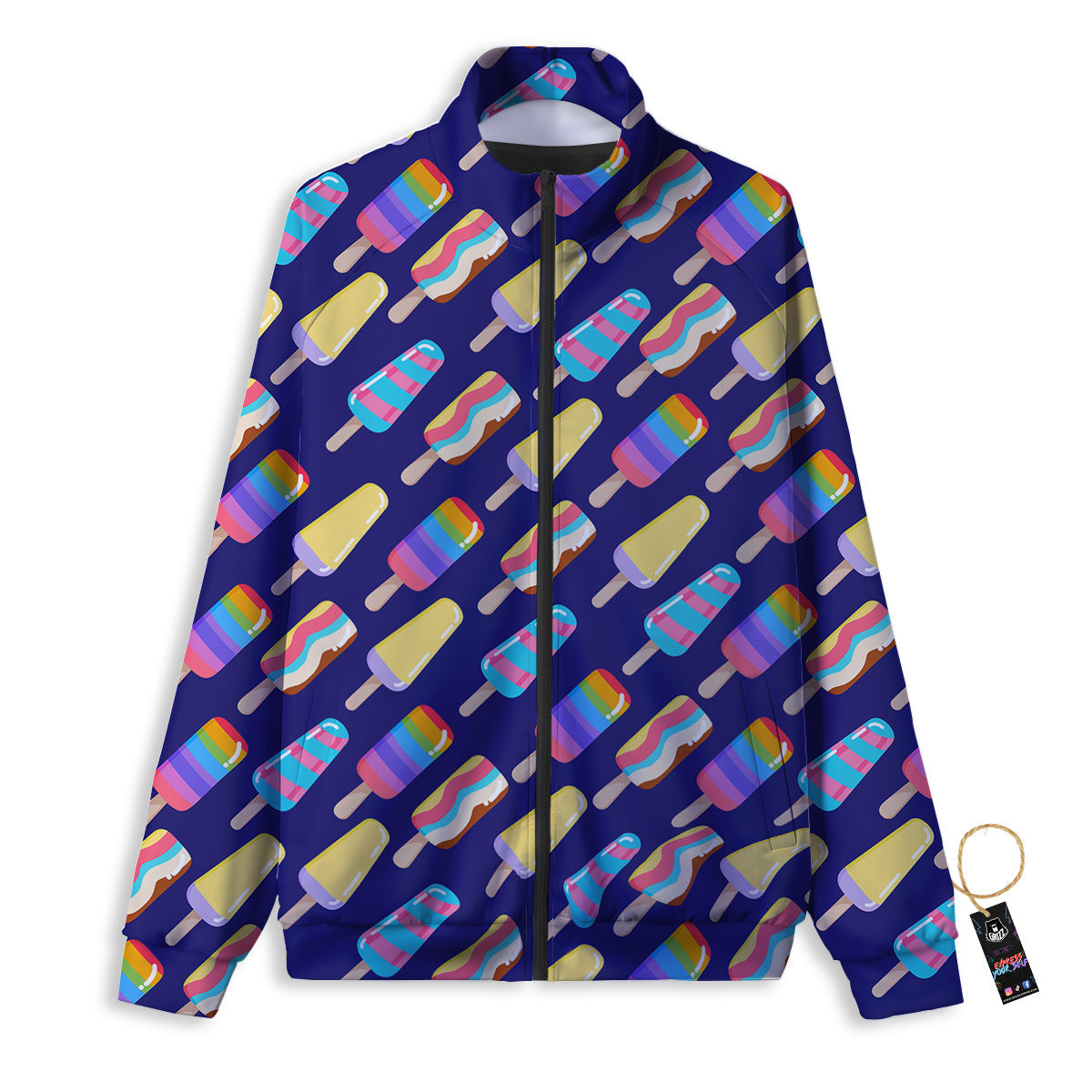 Popsicle Ice Cream Print Pattern Track Jacket-grizzshop