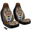 Portrait African Lion Print Car Seat Covers-grizzshop