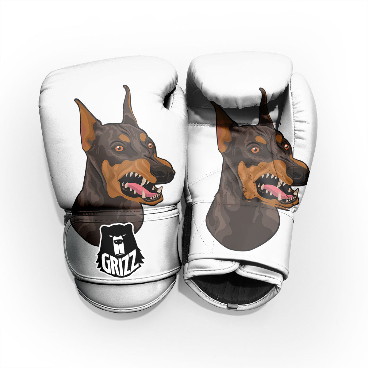 Portrait Dobermann Print Pro Boxing Glove