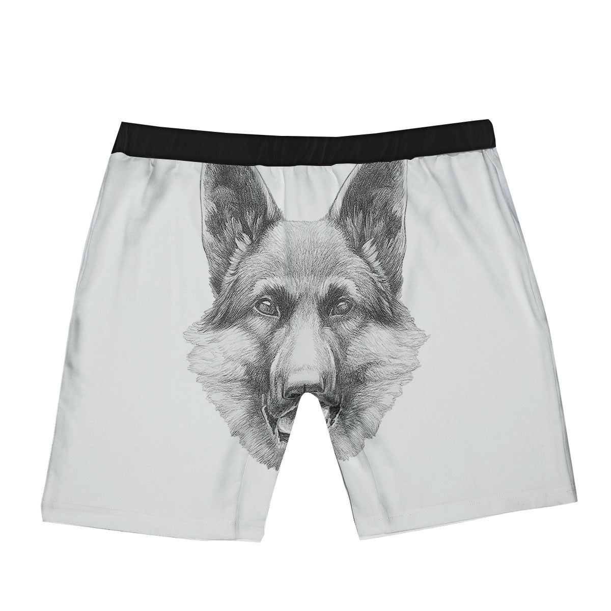 Portrait Dog German Shepherd Print Boxer Briefs-grizzshop