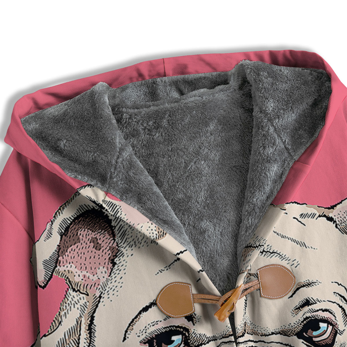 Portrait English Bulldog Print Men's Windbreaker Jacket-grizzshop