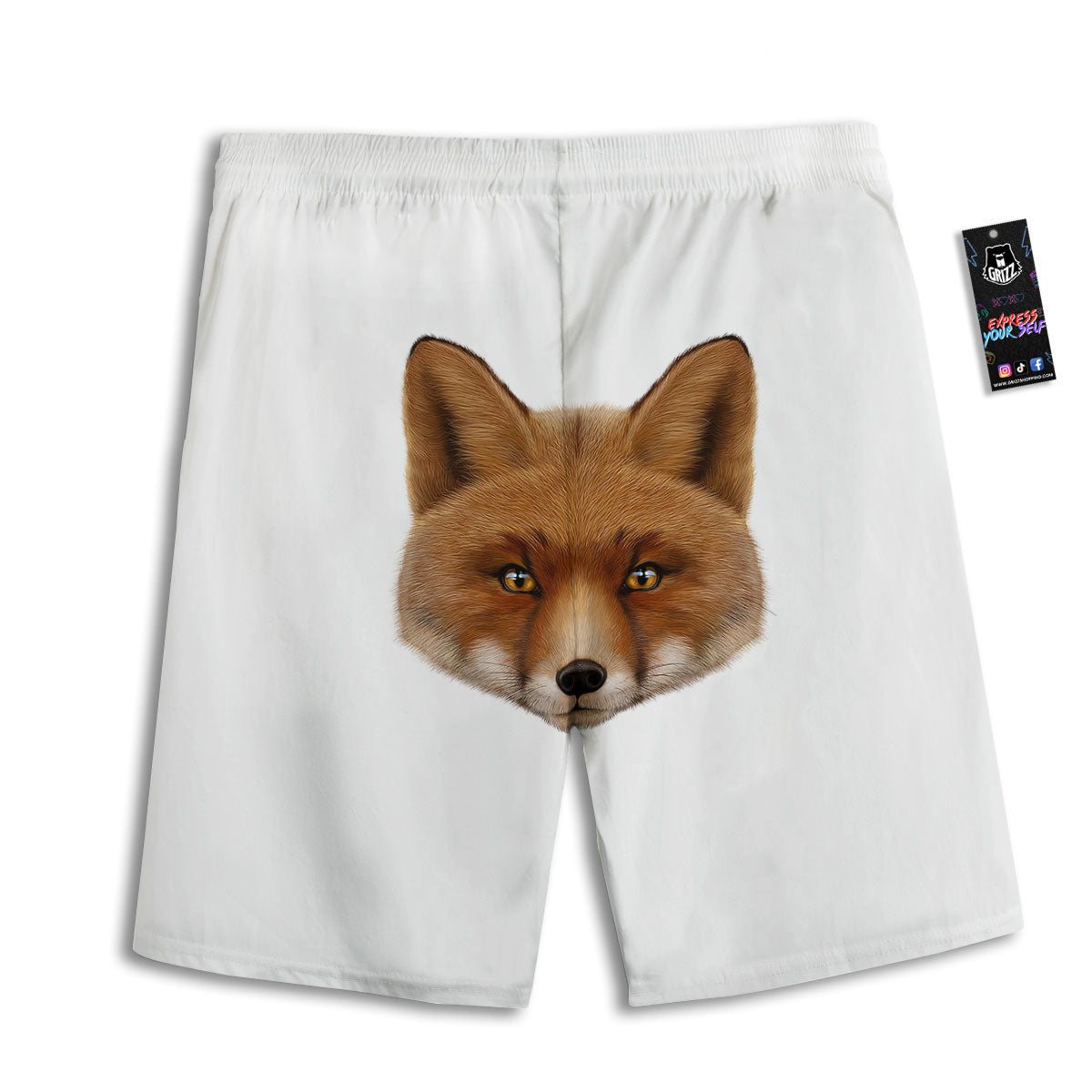 Rainbow Rays LGBT Pride Print Men's Athletic Shorts