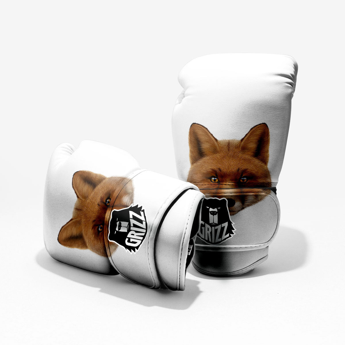 Portrait Fox Print Pro Boxing Glove