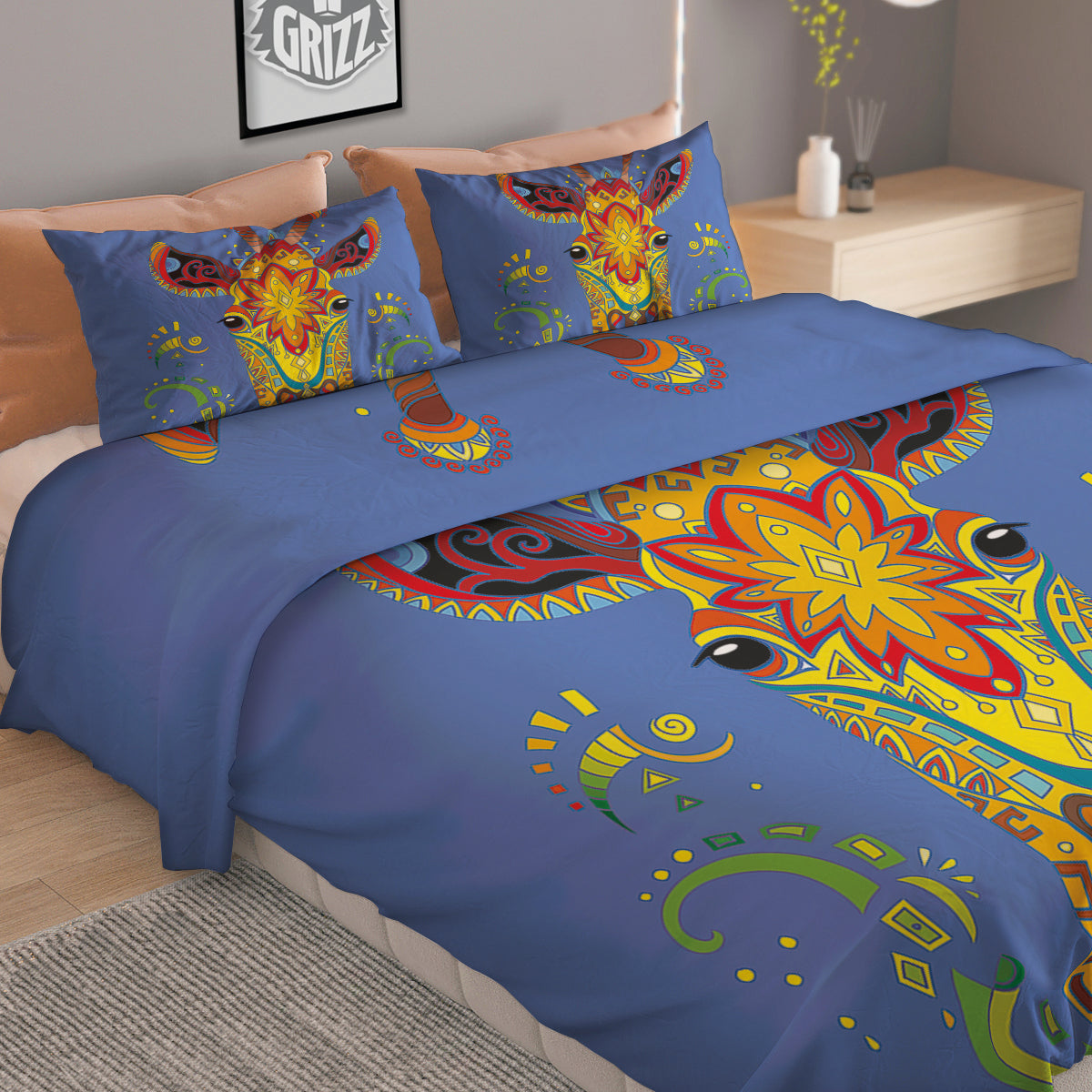 Pineapple Exotic Tropical Print Pattern Duvet Cover Bedding Set