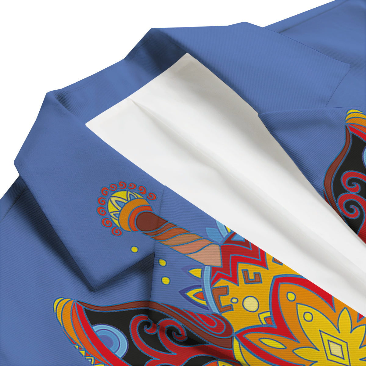 Portrait Giraffe Colorful Print Men's Blazer-grizzshop