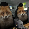 Portrait Head Fox Print Car Seat Covers-grizzshop