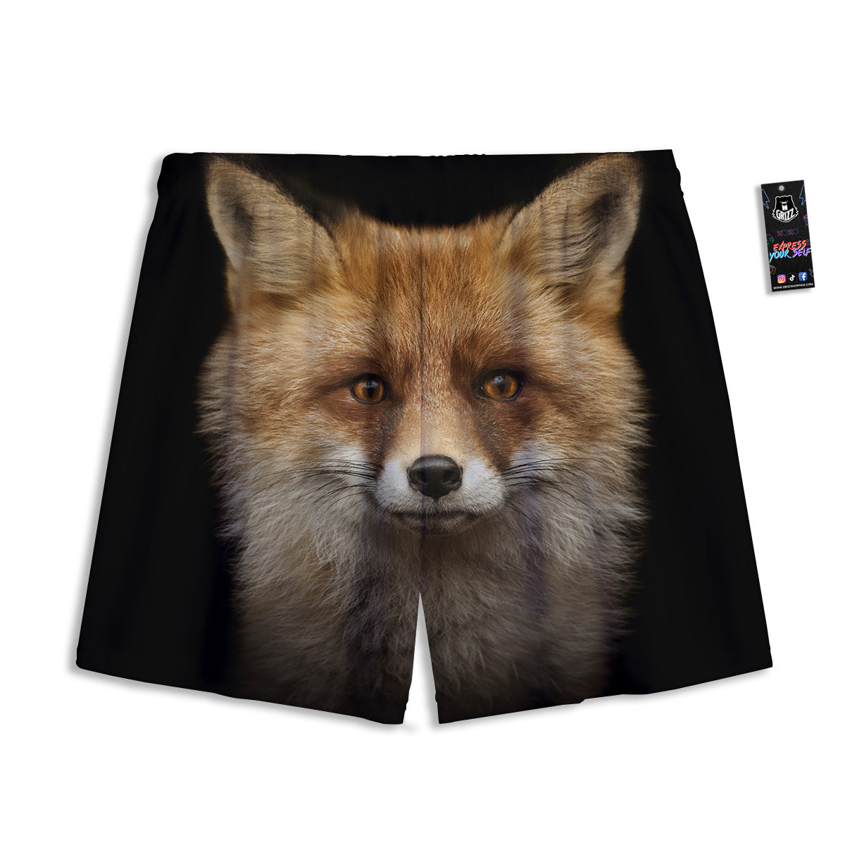 Pyramid Galaxy Print Mesh Shorts