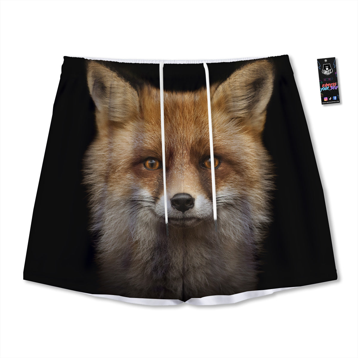 Pyramid Galaxy Print Mesh Shorts