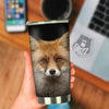 Portrait Head Fox Print Tumbler-grizzshop