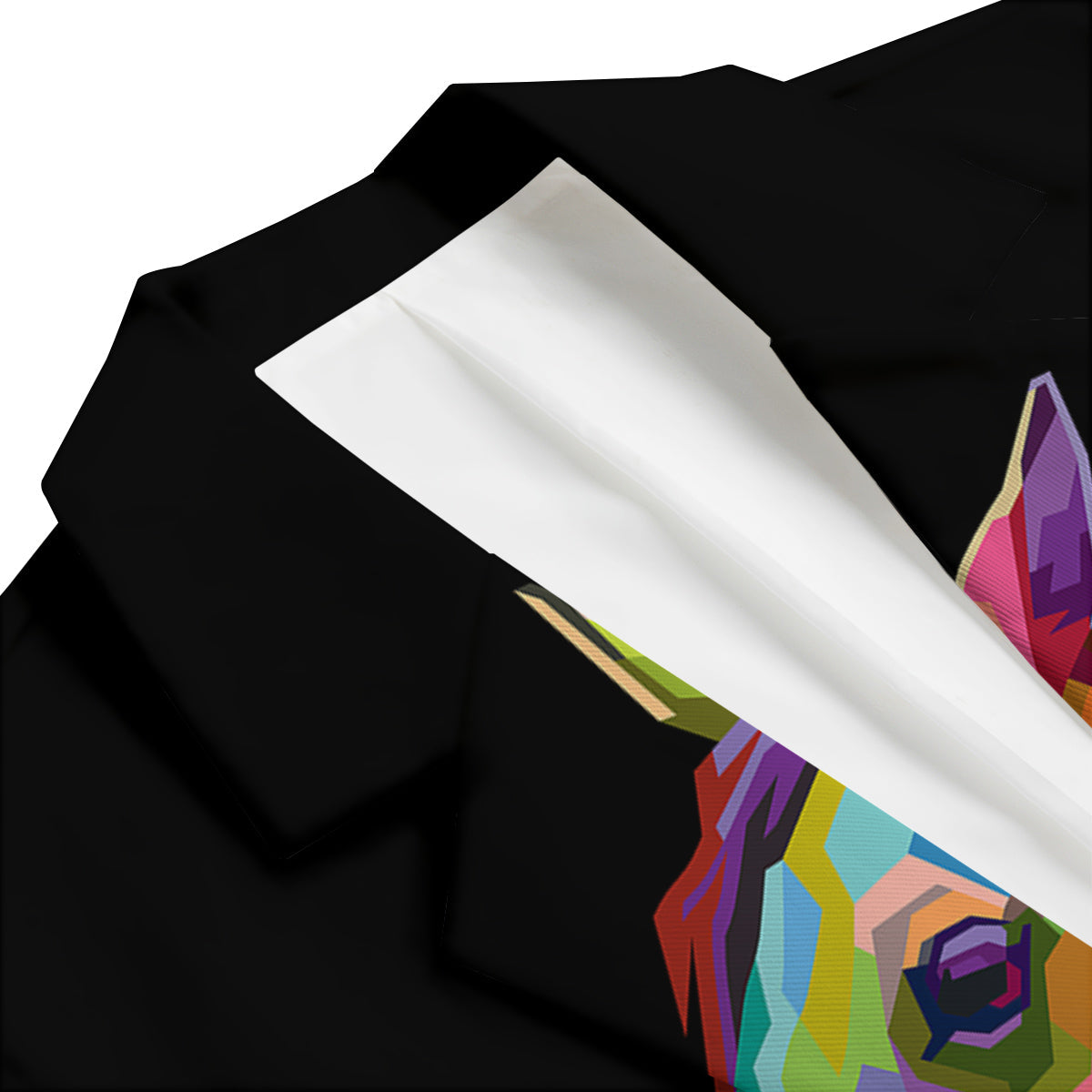Portrait Horse Colorful Print Men's Blazer-grizzshop