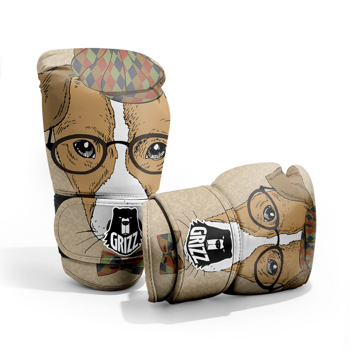 Portrait Jack Russell Terrier Print Pro Boxing Glove