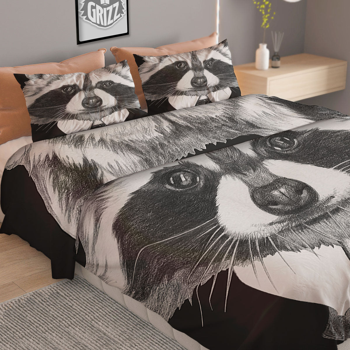 Plant Cactus Watercolor Print Pattern Duvet Cover Bedding Set